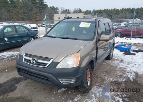 2002 Honda Cr-V Ex из США, поврежденный, VIN JHLRD78802C025516